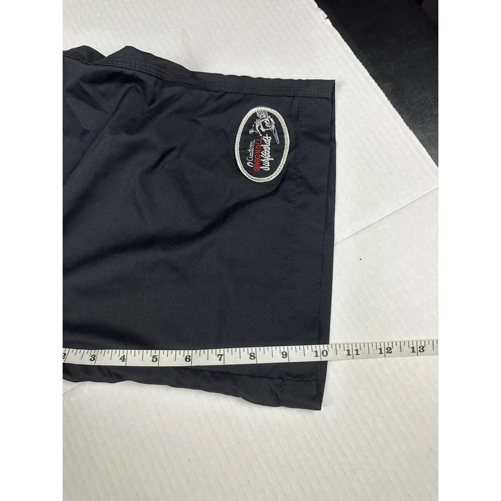 Greg Noll Mens Black Unlined Board Shorts 10